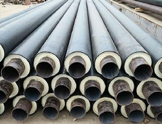 聚氨酯保溫無縫鋼管由輸送介質的工作鋼管、硬質聚氨酯泡沫塑料保溫層、高密度聚乙烯外護管緊密結合而成。